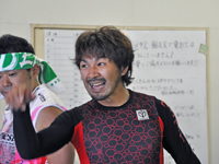 戦い終わって写真