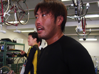 戦い終わって写真
