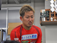 戦い終わって写真