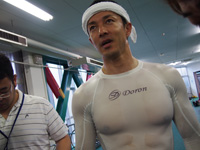 戦い終わって写真