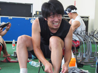 戦い終わって写真