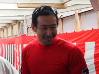 戦い終わって写真