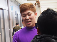 戦い終わって写真