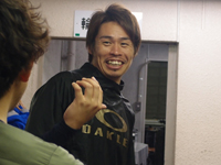 戦い終わって写真
