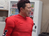 戦い終わって写真