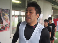 戦い終わって写真