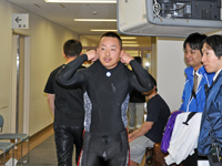 戦い終わって写真