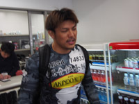 戦い終わって写真