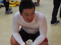 戦い終わって写真
