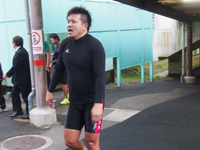戦い終わって写真
