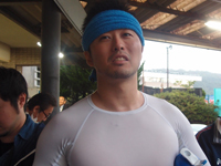 戦い終わって写真