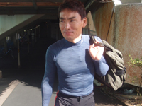 戦い終わって写真