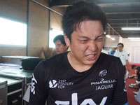 戦い終わって写真