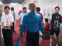 戦い終わって写真