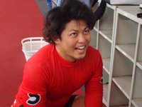 戦い終わって写真