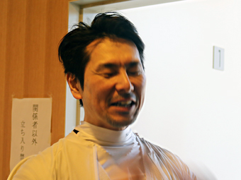 戦い終わって写真