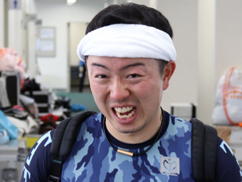 戦い終わって写真