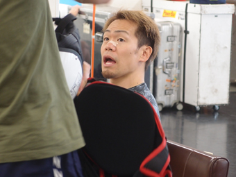 戦い終わって写真