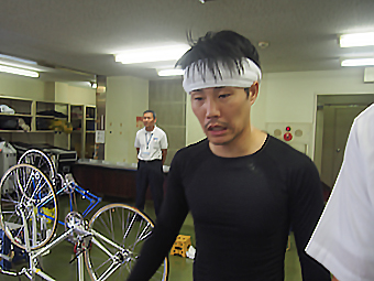 戦い終わって写真