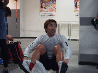 戦い終わって写真