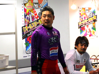 戦い終わって写真