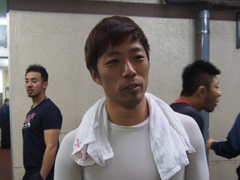 戦い終わって写真