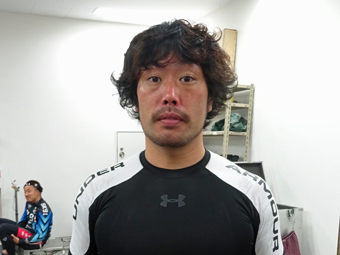 戦い終わって写真