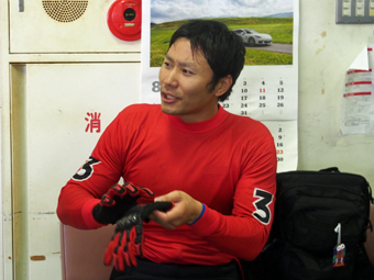 戦い終わって写真