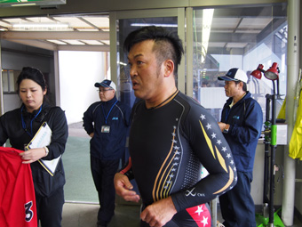戦い終わって写真