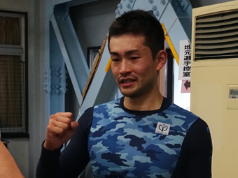 戦い終わって写真