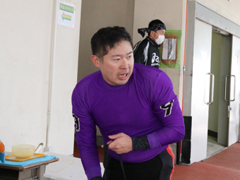 戦い終わって写真