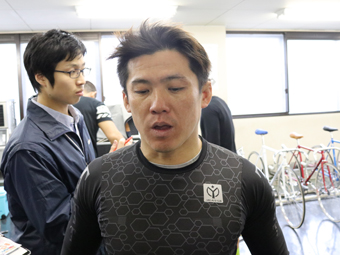 戦い終わって写真
