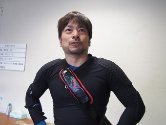 戦い終わって写真