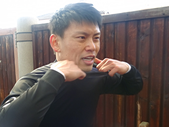 戦い終わって写真