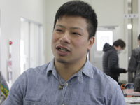 選手の写真です。