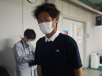 選手の写真です。