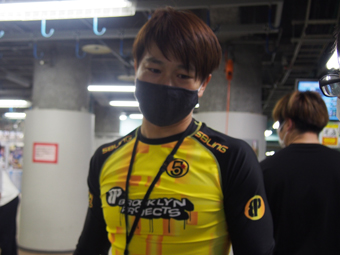 選手の写真です。