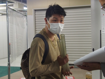 選手の写真です。