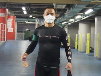 選手の写真です。