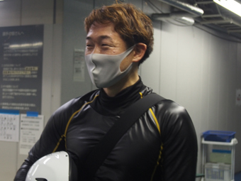 選手の写真です。