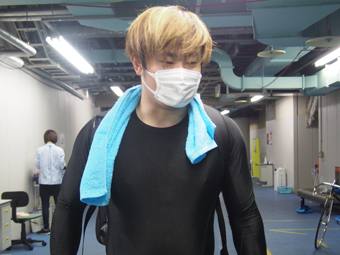 選手の写真です。