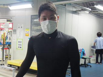 選手の写真です。