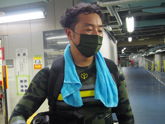 選手の写真です。