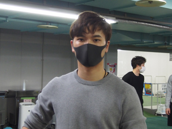 選手の写真です。