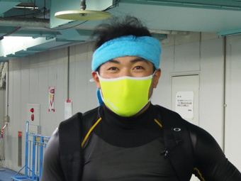 選手の写真です。