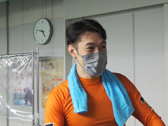 選手の写真です。