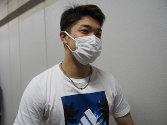 選手の写真です。
