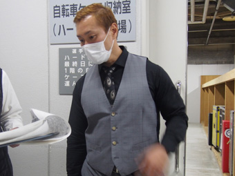 選手の写真です。