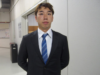 選手の写真です。