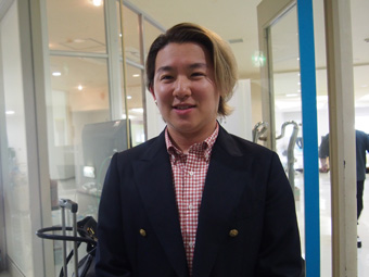 選手の写真です。
